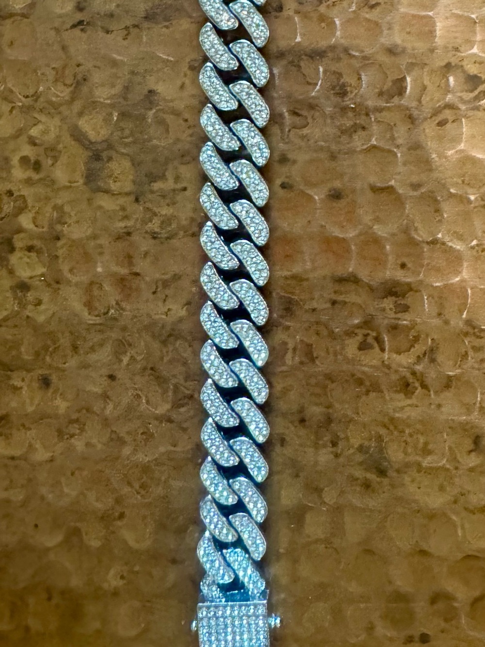 Women’s Pave Cuban Link Bracelet - Silver